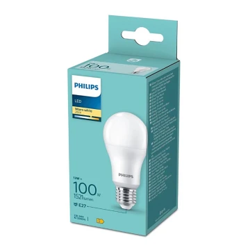 Lampadina LED Philips A60 E27/13W/230V 2700K