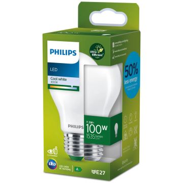 Lampadina LED Philips A60 E27/7,3W/230V 4000K