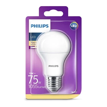 Lampadina LED Philips E27/11W/230V 2700K