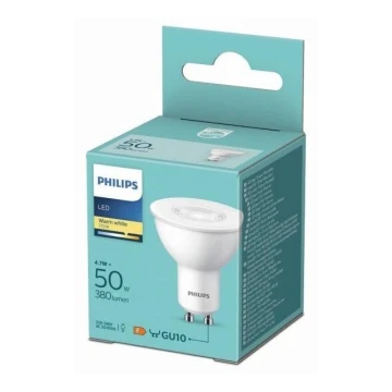 Lampadina LED Philips GU10/4,7W/230V 2700K