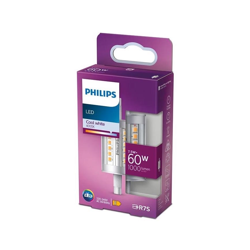 Lampadina LED Philips R7s/7,5W/230V 4000K 78 mm