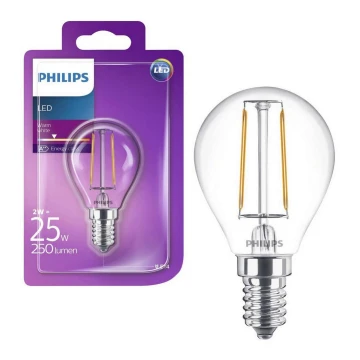 Lampadina LED Philips VINTAGE E14/2W/230V 2700K