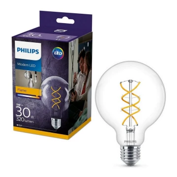 Lampadina LED Philips VINTAGE G95 E27/5W/230V 2200K