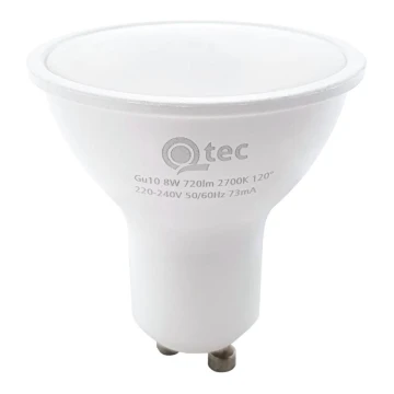 Lampadina LED Qtec GU10/8W/230V 2700K