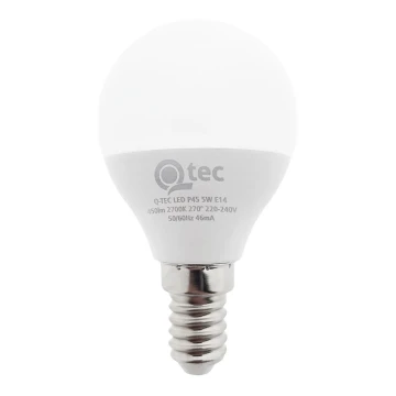 Lampadina LED Qtec P45 E14/5W/230V 2700K