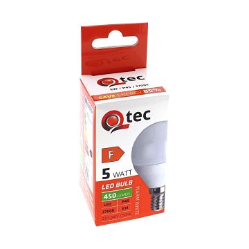 Lampadina LED Qtec P45 E14/5W/230V 2700K