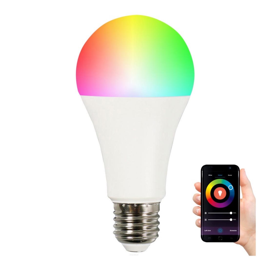 Lampadina LED RGB dimmerabile A65 E27/11W/230V 2700-6500K Wi-fi Tuya
