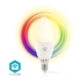 Lampadina LED RGB Dimmerabile E14/4,9W/230V Wi-Fi 2700-6500K