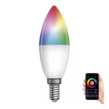 Lampadina LED RGB dimmerabile GoSmart E14/4,8W/230V 2700-6500K Wi-Fi Tuya