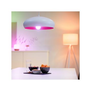 Lampadina LED RGBW dimmerabile E27/8,5W/230V 2200-6500K CRI 90 Wi-Fi + telecomando - Reality