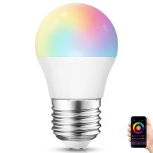 Lampadina LED RGBW dimmerabile G45 E27/6,5W/230V 2700-6500K Wi-Fi - Aigostar