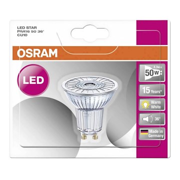 Lampadina LED STAR GU10/4,3W/230V 2700K - Osram