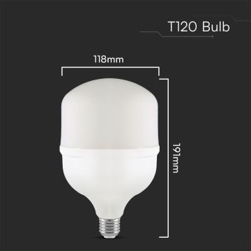 Lampadina LED T120 E40 E27/40W/230V 4000K