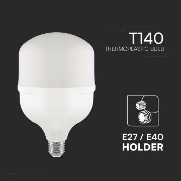 Lampadina LED T140 E40 E27/50W/230V 6500K