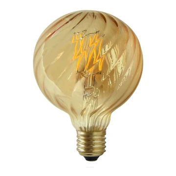 Lampadina LED VINTAGE AMBER G95 E27/4W/230V 2700K