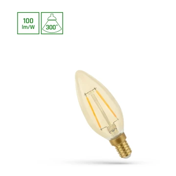 Lampadina LED VINTAGE C35 E14/5W/230V 2400K