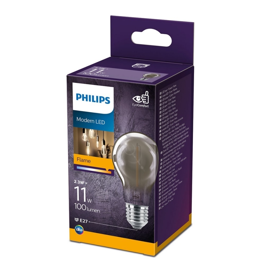 Lampadina LED VINTAGE Philips A60 E27/2.3W/230V 1,800K