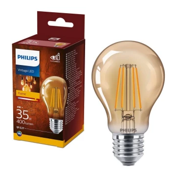 Lampadina LED VINTAGE Philips A60 E27/4W/230V 2700K