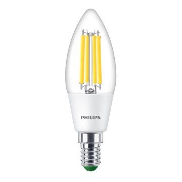 Lampadina LED VINTAGE Philips B35 E14/2,3W/230V 4000K