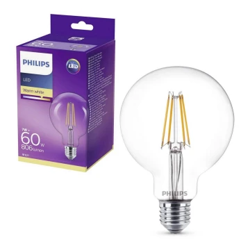 Lampadina LED VINTAGE Philips E27/7W/230V 2700K