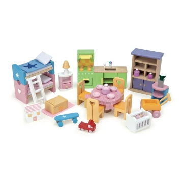 Le Toy Van - Set completo di mobili per case delle bambole Starter