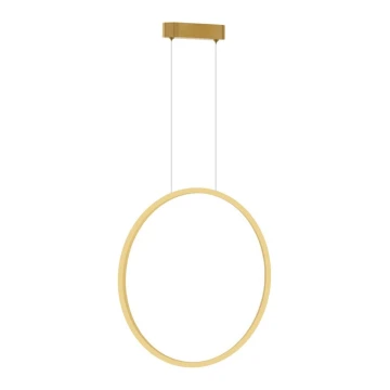 LED Bathroom lampadario on a string SATURNO LED/28W/230V IP44 oro