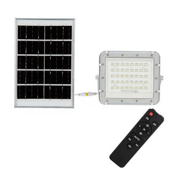 LED da esterno dimmerabile solare per riflettore LED/10W/3,2V IP65 4000K bianco + telecomando