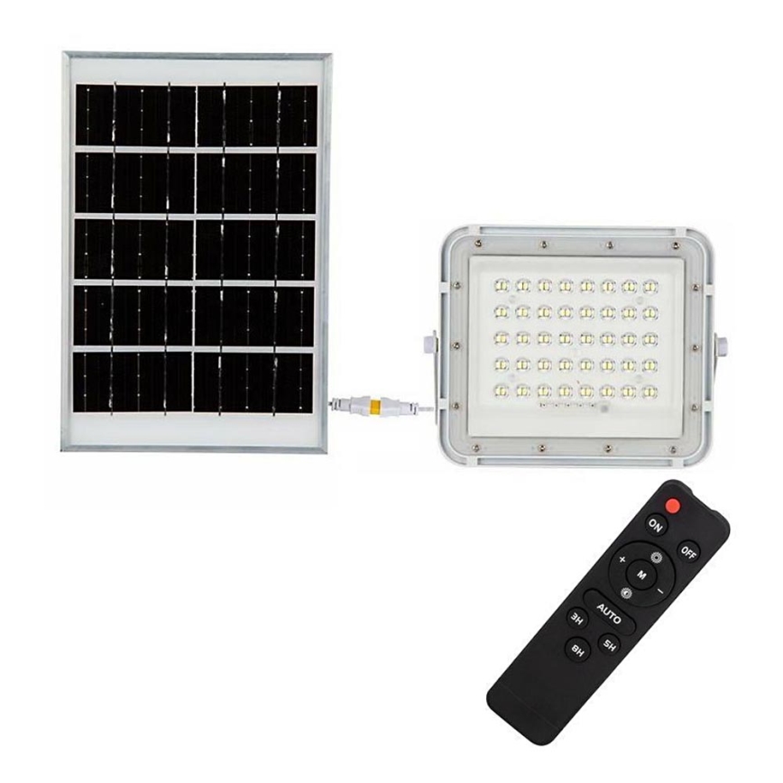 LED da esterno dimmerabile solare per riflettore LED/6W/3,2V IP65 6400K bianco + telecomando