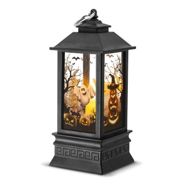 LED Decorazione HALLOWEEN LED/3xAAA/bianco caldo lanterna con zucche