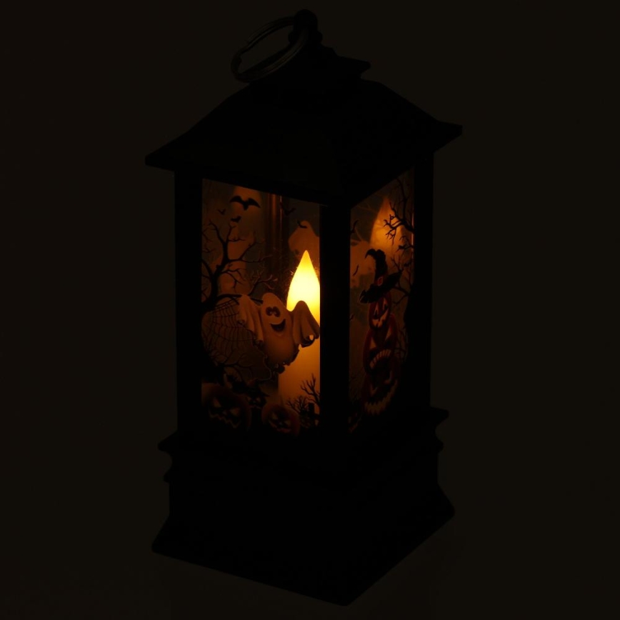 LED Decorazione HALLOWEEN LED/3xAAA/bianco caldo lanterna con zucche