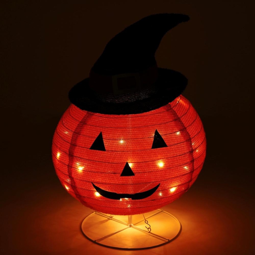 LED Decorazione per esterni HALLOWEEN LED/3xAA/bianco caldo IP44 zucca