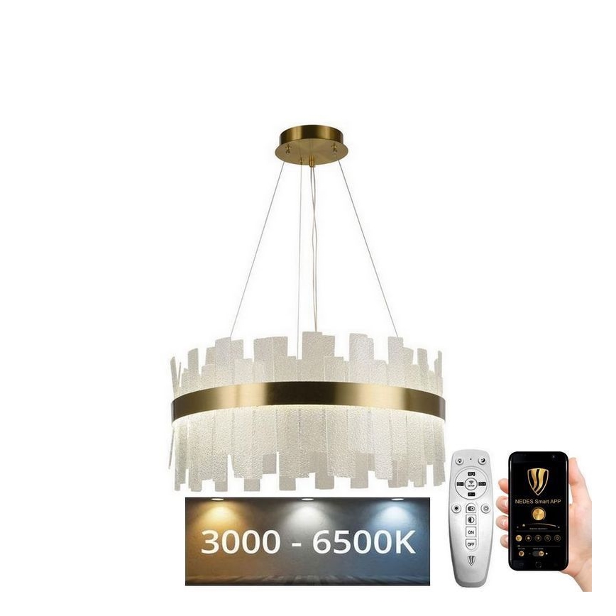 LED Dimmerabile cristallo lampadario su filo LED/40W/230V 3000-6500K + telecomando