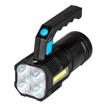 LED Dimmerabile rechargeable flashlight LED/5V IPX4 250 lm 4 h 1200 mAh