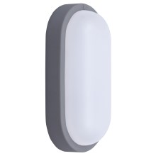 LED Lampada da esterno LED/20W/230V 4000K IP54 grigio ovale