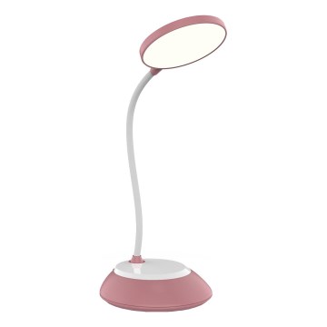 LED Lampada da tavolo ricaricabile dimmerabile VISUA LED/5W/5V 3000-5000K 1200 mAh rosa