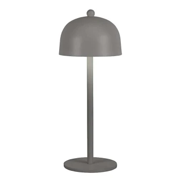 LED Lampada da tavolo touch ricaricabile e dimmerabile LED/1W/5V 3000-6000K 1800 mAh grigio