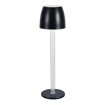LED Lampada da tavolo touch ricaricabile e dimmerabile LED/3W/5V 3000K 1800 mAh nero