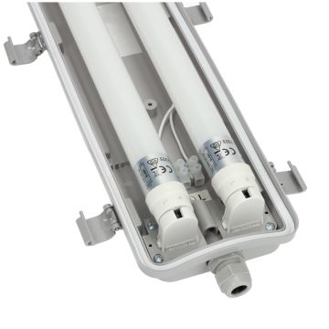 LED Lampada fluorescente per impieghi gravosi T8 2xG13/18W/230V 4000K IP65