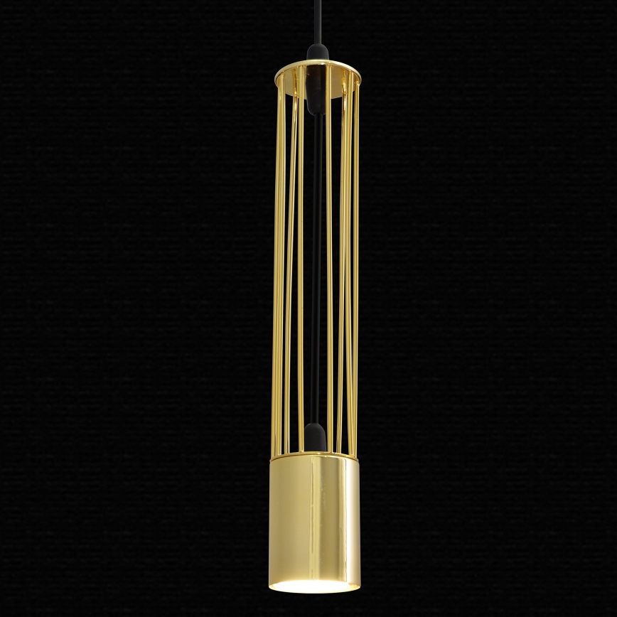 LED Lampadario su corda BARS 1xGU10/4,8W/230V oro