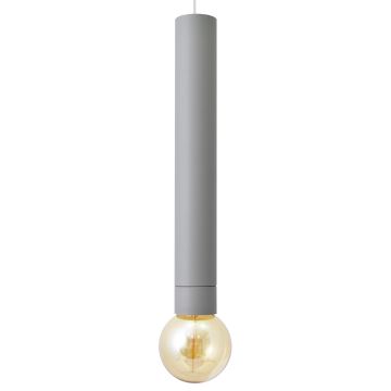 LED Lampadario su corda TUBA 1xGU10/20W/230V grigio