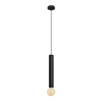 LED Lampadario su corda TUBA 1xGU10/20W/230V nero