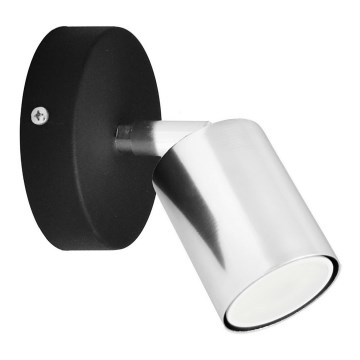 LED Luce Spot da parete a LED TUNE 1xGU10/4,8W/230V cromo opaco/nero