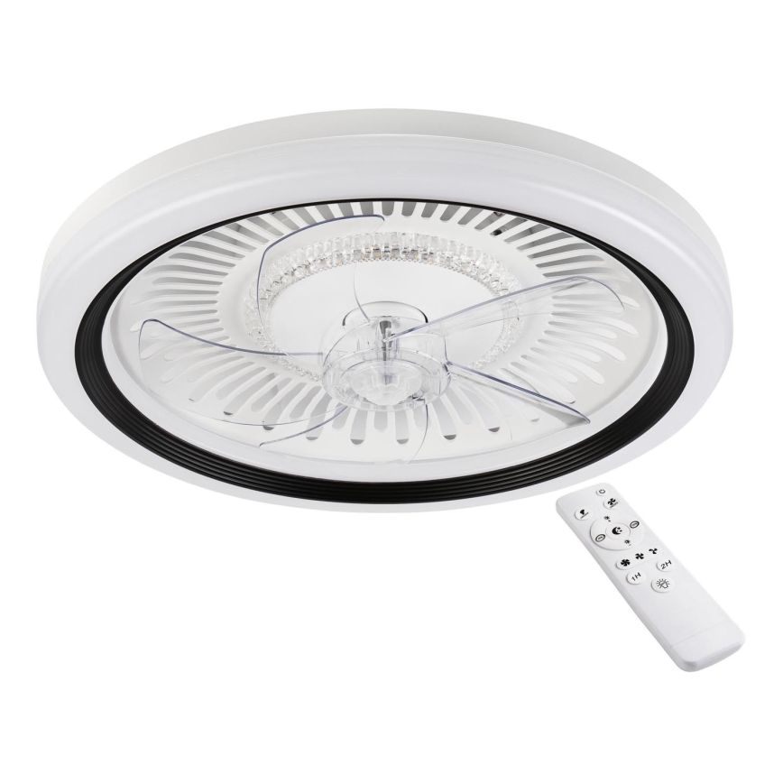 LED Plafoniera dimmerabile con ventilatore GEMMA LED/37W/230V bianco + telecomando