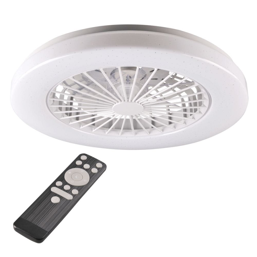 LED Plafoniera dimmerabile con ventilatore LIBYA LED/48W/230V 3000-6500K bianco + telecomando