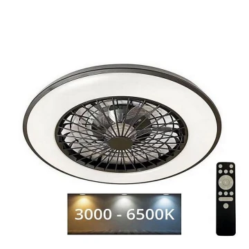 LED Plafoniera dimmerabile con ventilatore OPAL LED/48W/230V 3000-6500K + telecomando