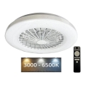 LED Plafoniera dimmerabile con ventilatore STAR LED/48W/230V 3000-6500K + telecomando