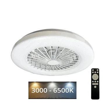 LED Plafoniera dimmerabile con ventilatore STAR LED/48W/230V 3000-6500K + telecomando