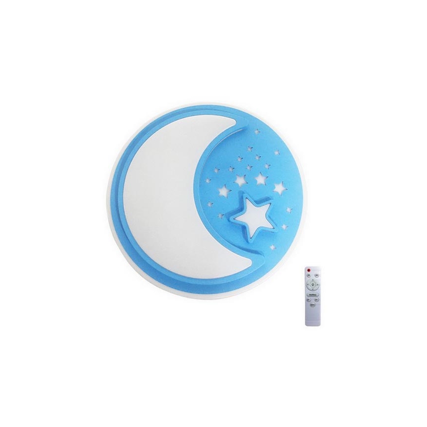 LED Plafoniera dimmerabile per bambini NOTTE LED/40W/230V + telecomando