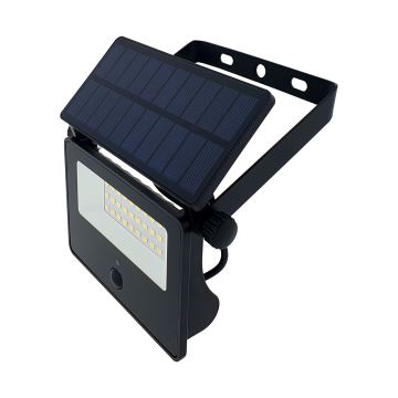 LED Proiettore solare da esterno con sensore LED/5W/3,7V 4200K IP44