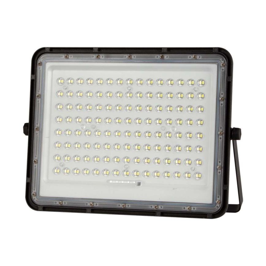 LED Proiettore solare da esterno LED/200W/3,2V 4000K nero IP65 + telecomando